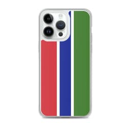 image-Coque iPhone Drapeau de la Gambie – Étui Souple – Résistant et Anticho