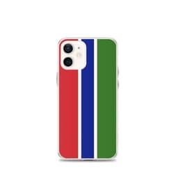 image-Coque iPhone Drapeau de la Gambie – Étui Souple – Résistant et Anticho