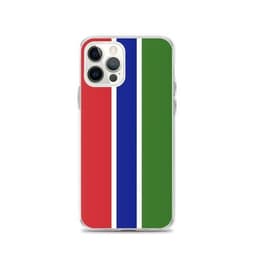 image-Coque iPhone Drapeau de la Gambie – Étui Souple – Résistant et Anticho