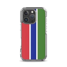 image-Coque iPhone Drapeau de la Gambie – Étui Souple – Résistant et Anticho
