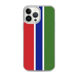 image-Coque iPhone Drapeau de la Gambie – Étui Souple – Résistant et Anticho