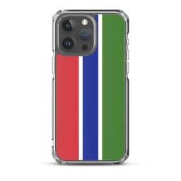 image-Coque iPhone Drapeau de la Gambie – Étui Souple – Résistant et Anticho