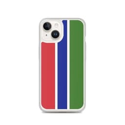 image-Coque iPhone Drapeau de la Gambie – Étui Souple – Résistant et Anticho