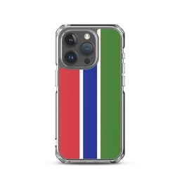 image-Coque iPhone Drapeau de la Gambie – Étui Souple – Résistant et Anticho