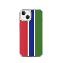 image-Coque iPhone Drapeau de la Gambie – Étui Souple – Résistant et Anticho