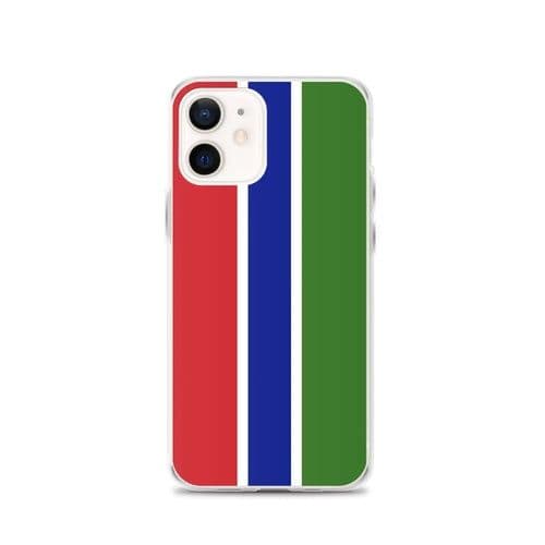 image-Coque iPhone Drapeau de la Gambie – Étui Souple – Résistant et Anticho