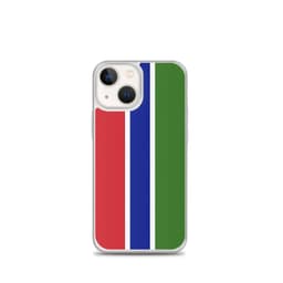 image-Coque iPhone Drapeau de la Gambie – Étui Souple – Résistant et Anticho