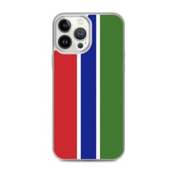image-Coque iPhone Drapeau de la Gambie – Étui Souple – Résistant et Anticho