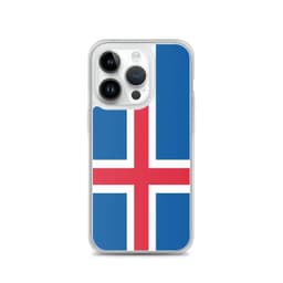 image-Coque iPhone Drapeau de l'Islande – Étui Souple – Résistant et Anticho