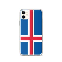 image-Coque iPhone Drapeau de l'Islande – Étui Souple – Résistant et Anticho