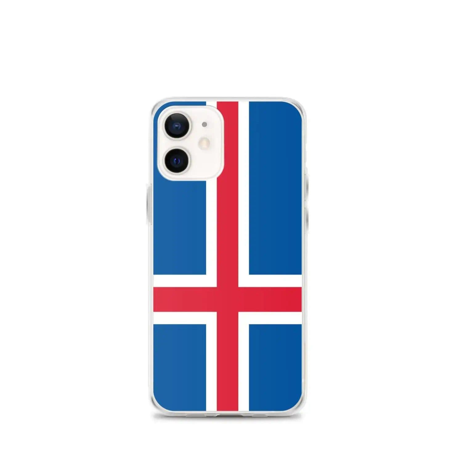 image-Coque iPhone Drapeau de l'Islande – Étui Souple – Résistant et Anticho