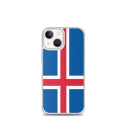 image-Coque iPhone Drapeau de l'Islande – Étui Souple – Résistant et Anticho