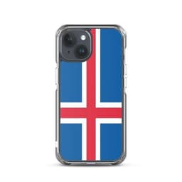 image-Coque iPhone Drapeau de l'Islande – Étui Souple – Résistant et Anticho