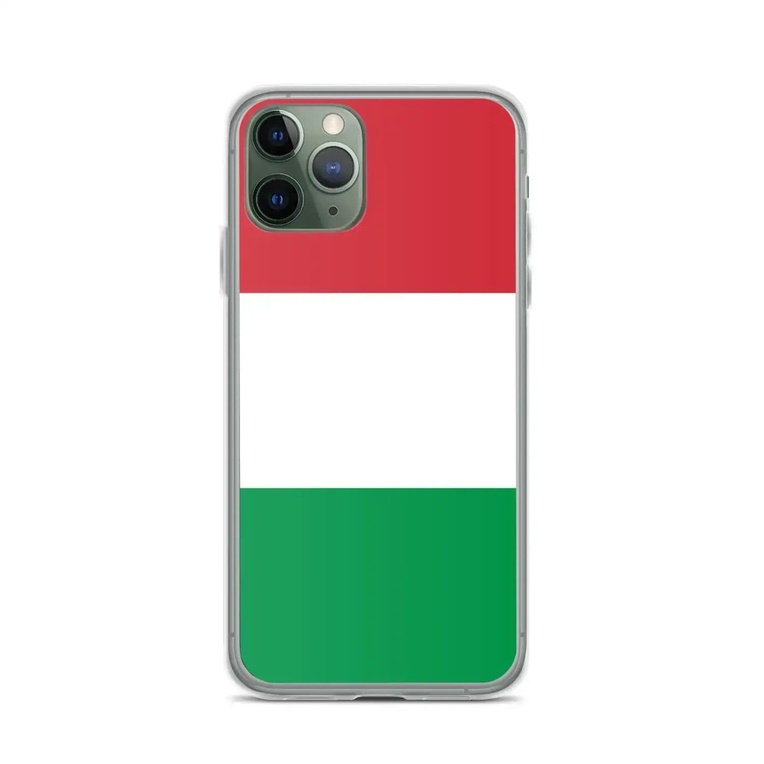 image-Coque iPhone Drapeau de l'Italie – Étui Souple – Résistant et Antichoc
