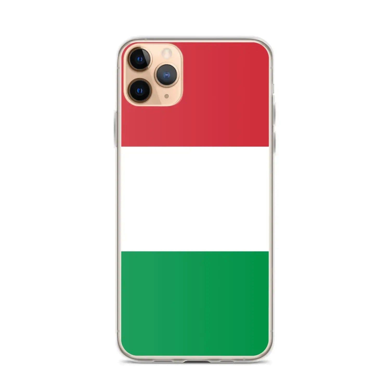 image-Coque iPhone Drapeau de l'Italie – Étui Souple – Résistant et Antichoc
