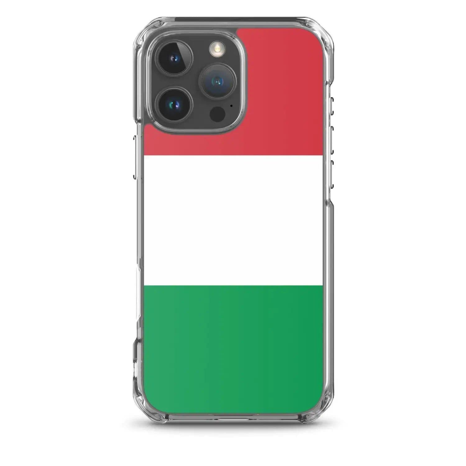 image-Coque iPhone Drapeau de l'Italie – Étui Souple – Résistant et Antichoc
