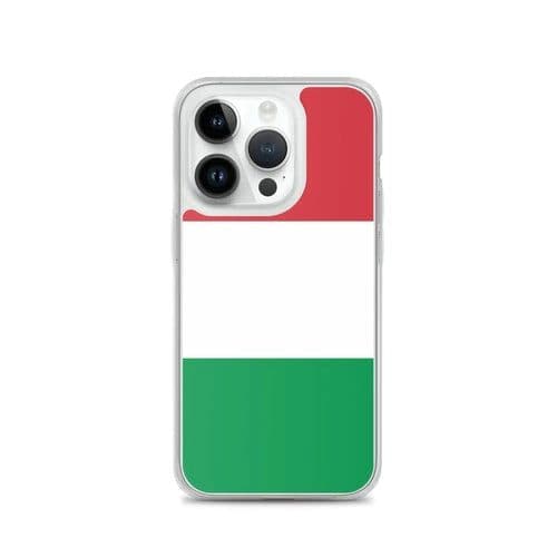 image-Coque iPhone Drapeau de l'Italie – Étui Souple – Résistant et Antichoc