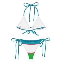 image-Bikini Femme – Drapeau de l'Ouzbékistan – Maillot de Bain 2 Pièces