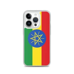 image-Coque iPhone Drapeau de l'Éthiopie – Étui Souple – Résistant et Antich