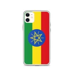 image-Coque iPhone Drapeau de l'Éthiopie – Étui Souple – Résistant et Antich