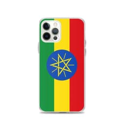 image-Coque iPhone Drapeau de l'Éthiopie – Étui Souple – Résistant et Antich