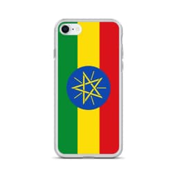 image-Coque iPhone Drapeau de l'Éthiopie – Étui Souple – Résistant et Antich