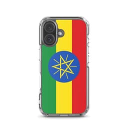 image-Coque iPhone Drapeau de l'Éthiopie – Étui Souple – Résistant et Antich