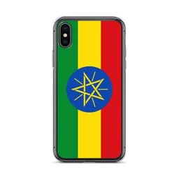 image-Coque iPhone Drapeau de l'Éthiopie – Étui Souple – Résistant et Antich