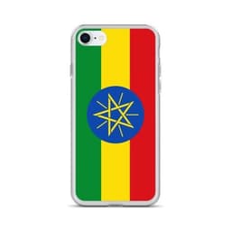 image-Coque iPhone Drapeau de l'Éthiopie – Étui Souple – Résistant et Antich