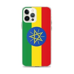 image-Coque iPhone Drapeau de l'Éthiopie – Étui Souple – Résistant et Antich