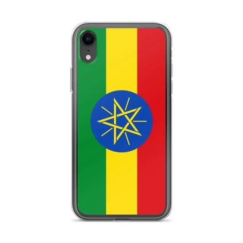 image-Coque iPhone Drapeau de l'Éthiopie – Étui Souple – Résistant et Antich