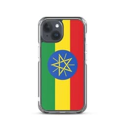image-Coque iPhone Drapeau de l'Éthiopie – Étui Souple – Résistant et Antich