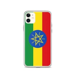 image-Coque iPhone Drapeau de l'Éthiopie – Étui Souple – Résistant et Antich