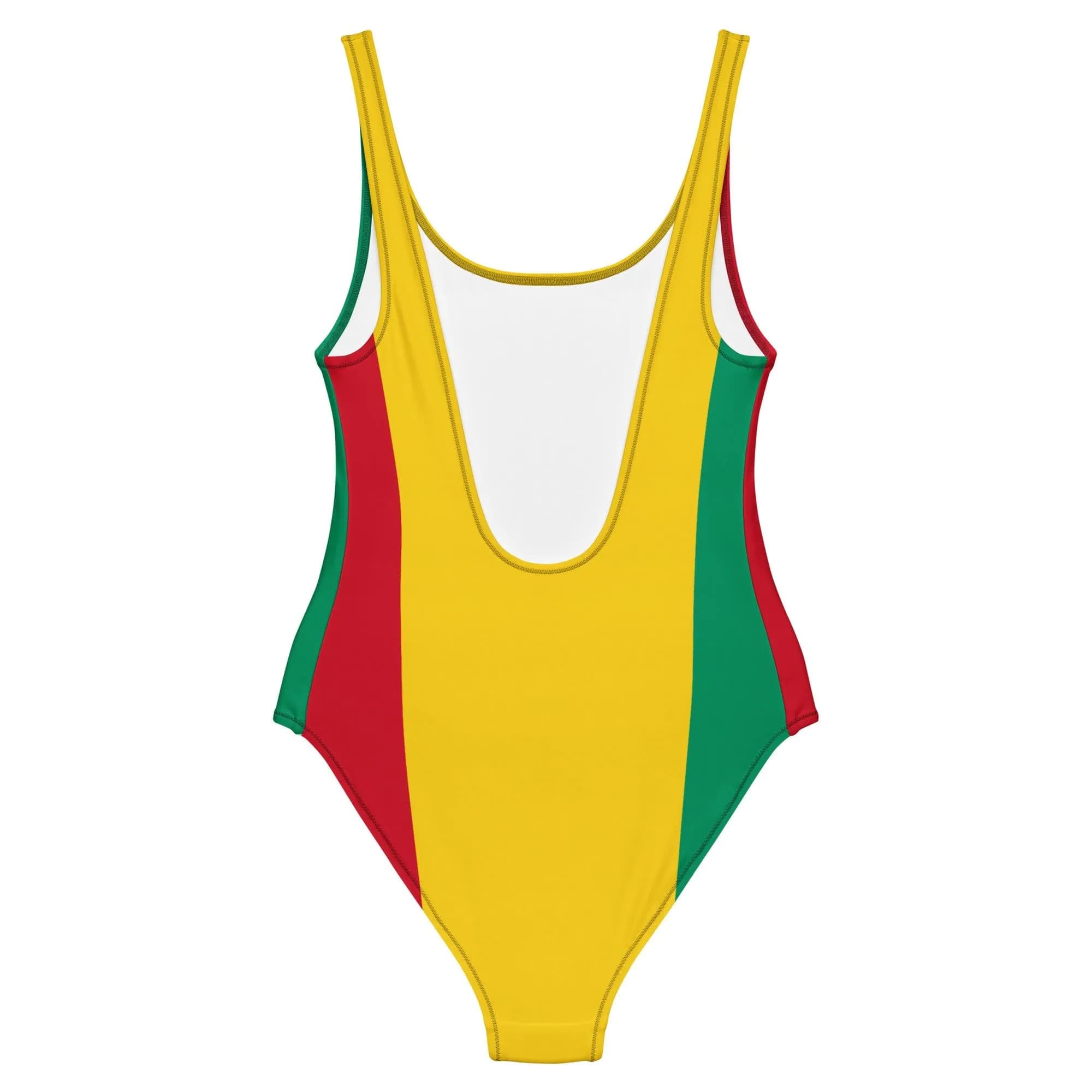 image-Maillot de Bain Femme – Drapeau de la Guinée – 1 Pièce