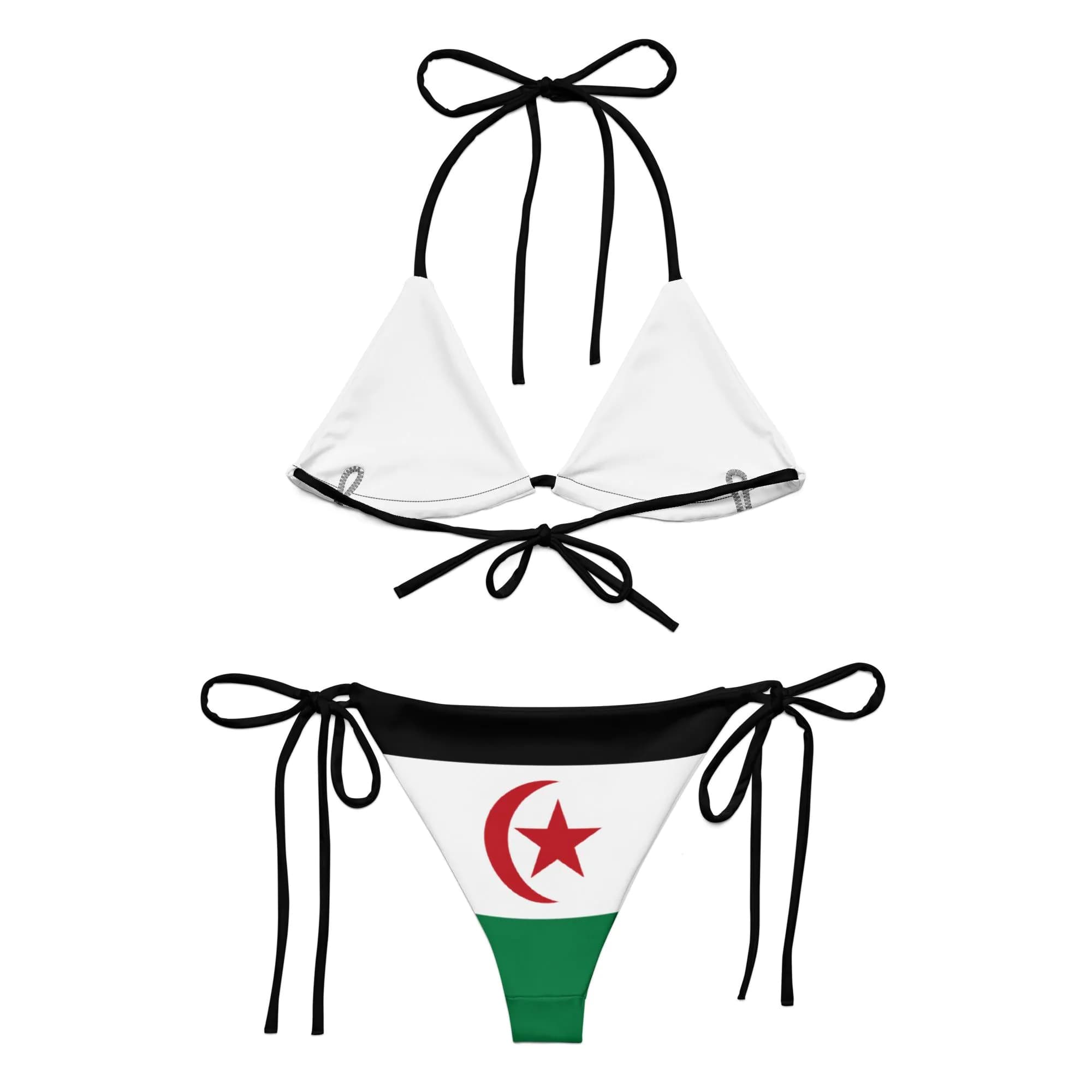 image-Bikini Femme – Drapeau Sahara Occidental – Maillot de Bain 2 Pièces