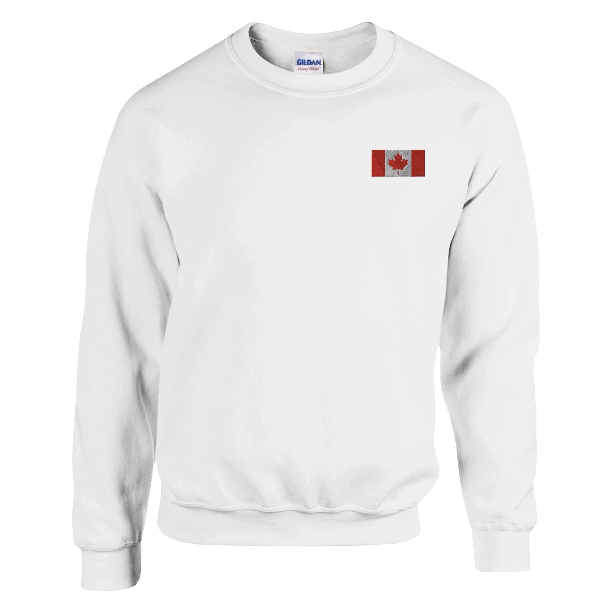 image-Sweat-shirt Drapeau du Canada en broderie