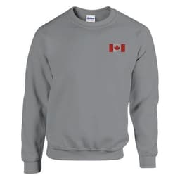 image-Sweat-shirt Drapeau du Canada en broderie