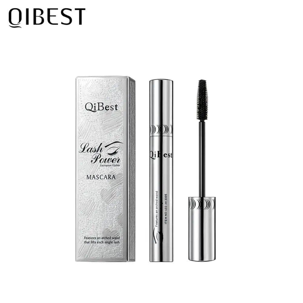 image-QIBEST Black Mascara Eyelashes Mascara 4D Silky Eyelashes Lengthening