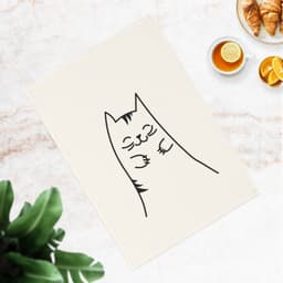 image-Kitten Cotton Tea Towel, 50 x 70 cm, organic cotton, eco-friendly
