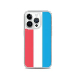 image-Coque iPhone Drapeau du Luxembourg – Étui Souple – Résistant et Antich