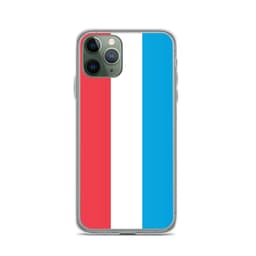 image-Coque iPhone Drapeau du Luxembourg – Étui Souple – Résistant et Antich