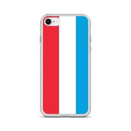 image-Coque iPhone Drapeau du Luxembourg – Étui Souple – Résistant et Antich