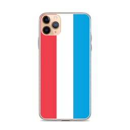 image-Coque iPhone Drapeau du Luxembourg – Étui Souple – Résistant et Antich