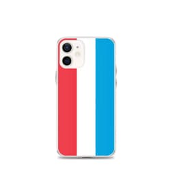 image-Coque iPhone Drapeau du Luxembourg – Étui Souple – Résistant et Antich
