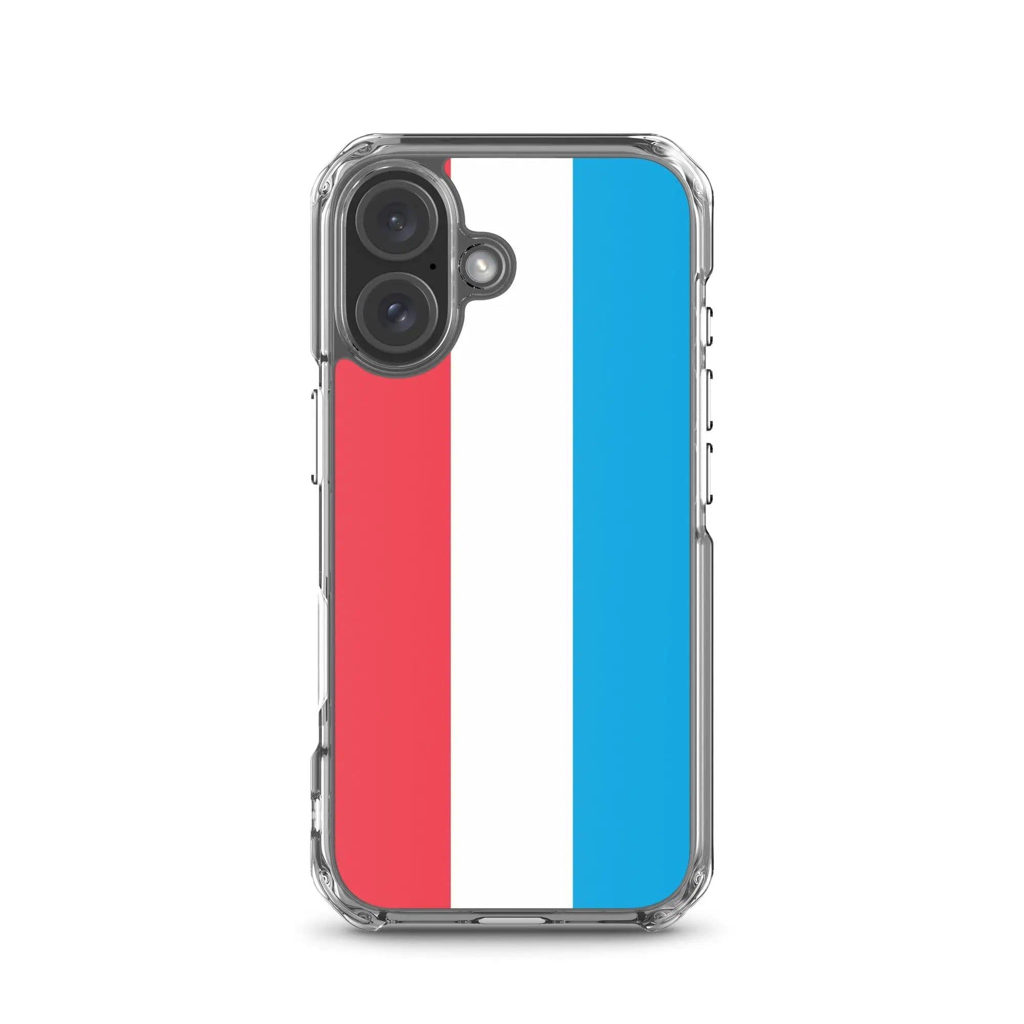 image-Coque iPhone Drapeau du Luxembourg – Étui Souple – Résistant et Antich
