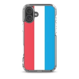 image-Coque iPhone Drapeau du Luxembourg – Étui Souple – Résistant et Antich
