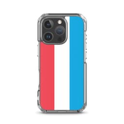 image-Coque iPhone Drapeau du Luxembourg – Étui Souple – Résistant et Antich