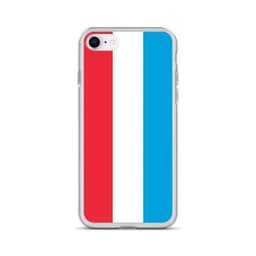 image-Coque iPhone Drapeau du Luxembourg – Étui Souple – Résistant et Antich