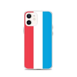 image-Coque iPhone Drapeau du Luxembourg – Étui Souple – Résistant et Antich