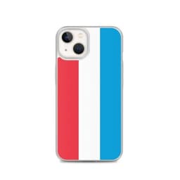 image-Coque iPhone Drapeau du Luxembourg – Étui Souple – Résistant et Antich